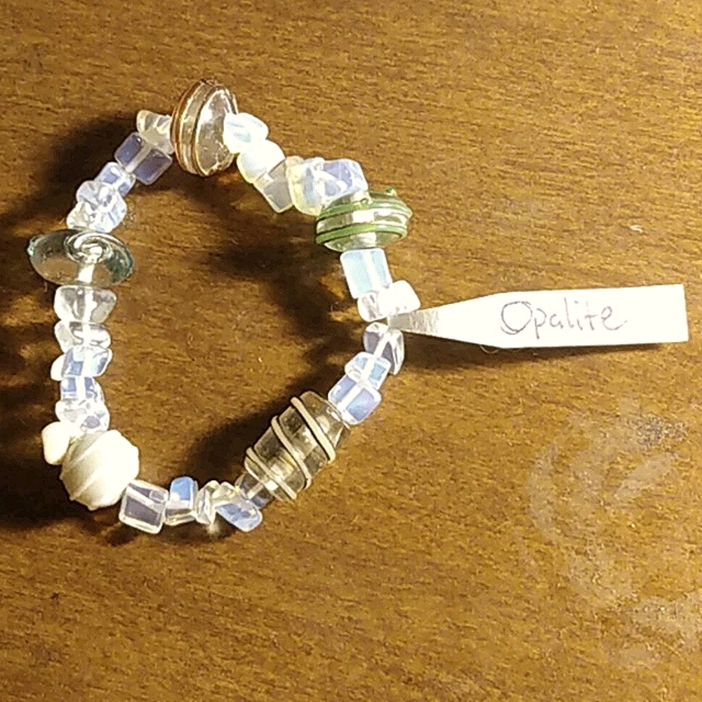 Genuine Gemstone stretch bracelet
